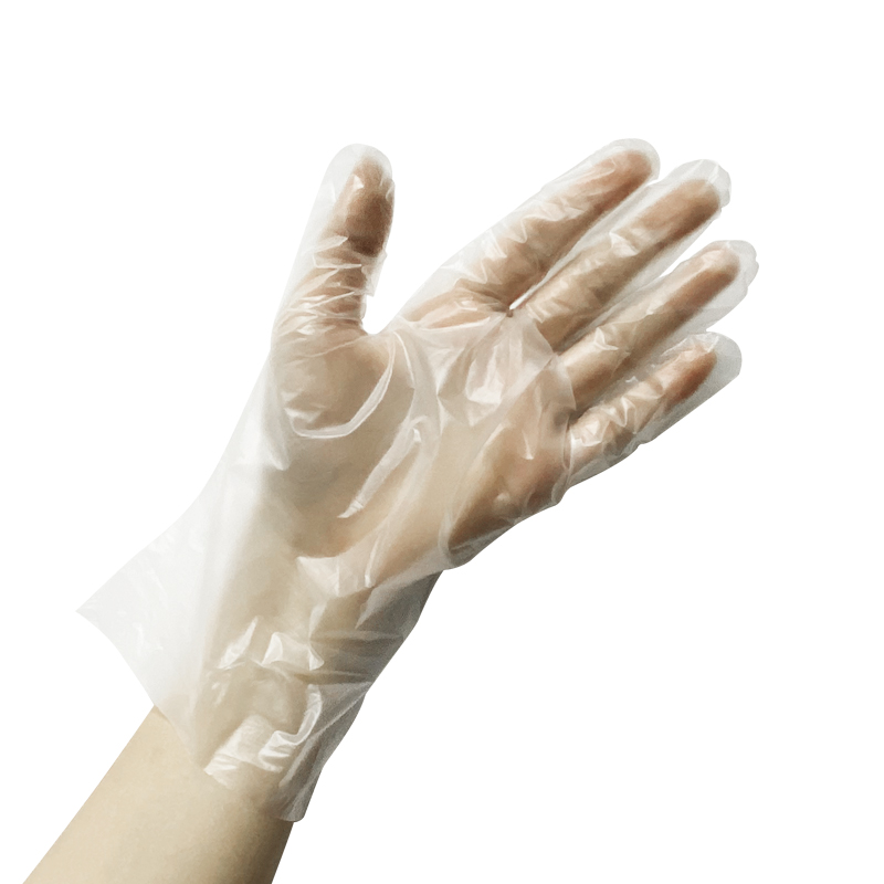 Elastómeros termoplásticos Guantes de mano desechables de TPE transparente